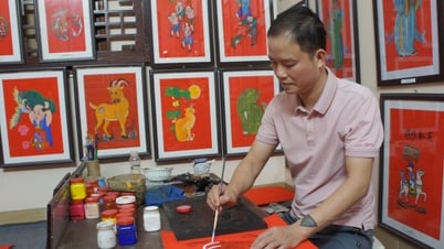 គំនូរ​តេត​ត្រឡប់​ទៅ​ផ្ទះ​វៀតណាម