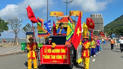 Hàng ngàn người dân, du khách dự Lễ hội Nghinh Ông Thắng Tam Vũng Tàu năm 2025
