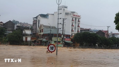 Flood peak on Thai Binh River (Hai Phong) reaches alert level 2, alert level 3