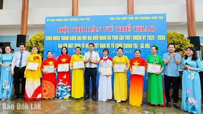 Phu Yen kerület néptánc- és sportversenyt szervez