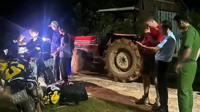 Police rescue two Dutch tourists lost in the deep forest during a stormy rain