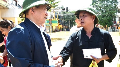 Deputy Prime Minister Ho Duc Phoc inspected flood response and recovery work in Lang Son.
