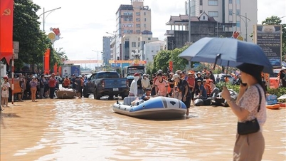 Relief forces help Thai Nguyen people overcome storms and floods