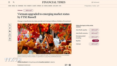 Media British menilai secara positif pasaran saham Vietnam sedang dinaik taraf
