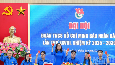 [រូបថត] មហាសន្និបាតលើកទី 28 នៃសហភាពយុវជនកុម្មុយនិស្តហូជីមិញរបស់កាសែត Nhan Dan អាណត្តិ 2025-2030