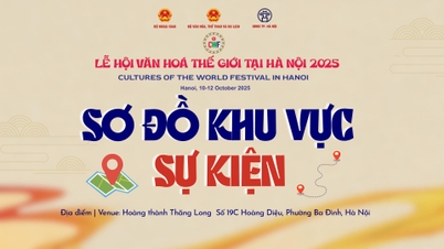 Az "Első Világ Kulturális Fesztivál Hanoiban" térképe és részletes programjai