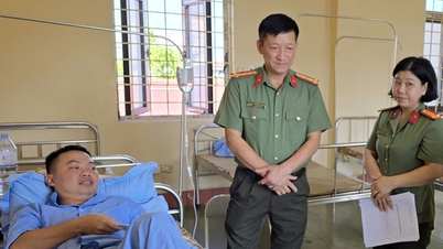 Thái Nguyên: 9 cán bộ, chiến sĩ Công an tỉnh bị thương khi hỗ trợ, giúp đỡ nhân dân