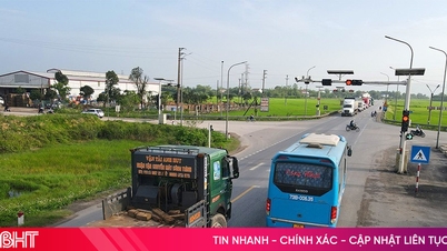 Vorschlag zur Investition von mehr als 8.000 Milliarden VND in die Modernisierung und Erweiterung der Nationalstraße 1 durch Ha Tinh