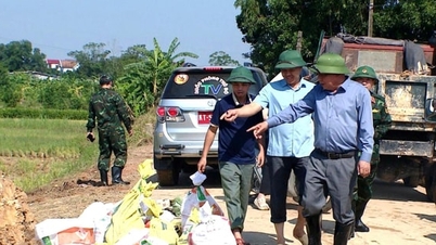 ຮ່າ​ໂນ້ຍ: ການ​ປົກ​ປັກ​ຮັກ​ສາ​ເຂື່ອນ​ແມ່​ນ້ຳ Cau ຢ່າງ​ຮີບ​ດ່ວນ, ອົບ​ພະ​ຍົບ​ປະ​ຊາ​ຊົນ​ອອກ​ຈາກ​ເຂດ​ອັນ​ຕະ​ລາຍ