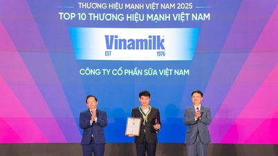 Vinamilk – das einzige F&B-Unternehmen, das 2025 zu den Top 10 der stärksten vietnamesischen Marken zählt
