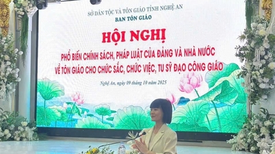 Η Επιτροπή Θρησκευτικών Υποθέσεων - Τμήμα Εθνικών Μειονοτήτων και Θρησκευμάτων της επαρχίας Nghe An διοργάνωσε ένα συνέδριο για τη διάδοση και τη διάδοση πολιτικών και νόμων σχετικά με τη θρησκεία, κανονισμών για την αποκέντρωση και την ανάθεση εξουσιών στις τοπικές αρχές σε 2 επίπεδα στον τομέα της θρησκείας και κανονισμών για τη γη που σχετίζεται με τη θρησκεία.