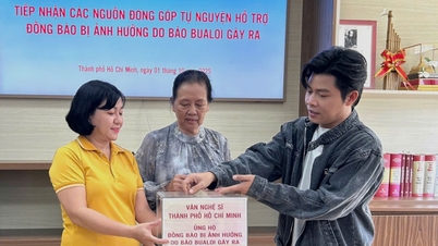 Many artists in Ho Chi Minh City join hands to support people in flood-affected areas