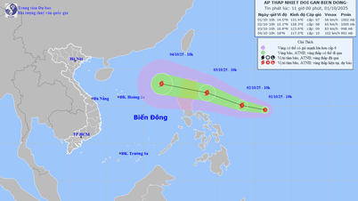 Tropical depression at risk of becoming storm number 11 this weekend