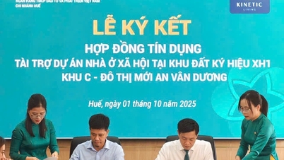 Signing of credit contract for social housing development