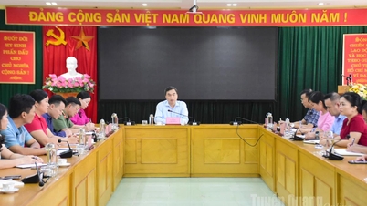 Establish relief goods reception points in the province