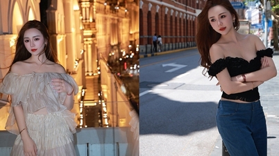Mix and match outfits to go out on a beautiful autumn day like Quynh Kool 'Wind across the blue sky'