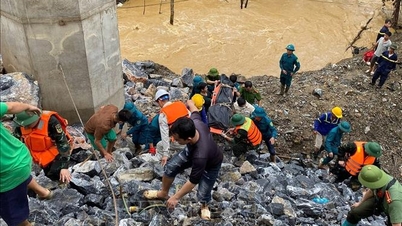 Sel felaketi nedeniyle kaybolan bir kişinin cesedi Cao Bang'da bulundu.