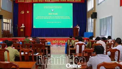 Hội nghị chuyên đề về quản lý, bảo vệ rừng căm xe tại xã Tây Ninh Hòa