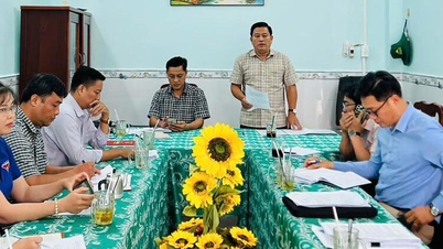 Checking the preparation work of the Long Thanh Commune Farmers' Association Congress
