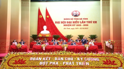 Opening of the 20th Congress of Ha Tinh Provincial Party Committee, term 2025-2030