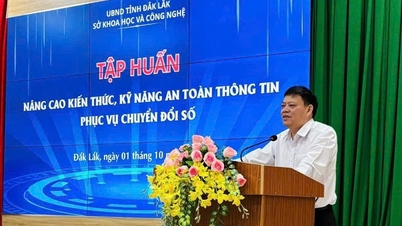 Training to improve information security knowledge and skills to serve digital transformation for IT specialists in Dak Lak province