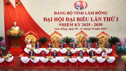Encerramento do 1º Congresso do Comitê Provincial do Partido de Lam Dong, período 2025-2030