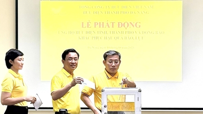 Bưu điện thành phố Đà Nẵng: Quyên góp 160 triệu đồng ủng hộ đồng bào vùng lũ