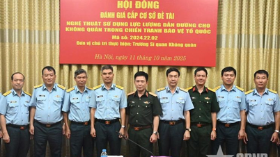 Pertahanan Udara - Tentera Udara menilai sains ketenteraan dan topik seni di peringkat Kementerian Pertahanan Negara