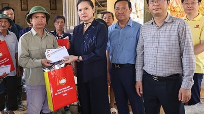 Ủy ban Trung ương MTTQ Việt Nam thăm hỏi, hỗ trợ người dân vùng lũ tỉnh Thái Nguyên