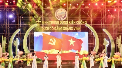 Brillante Kunstnacht zur Feier des Erfolgs des 1. Parteitags der Provinz Tay Ninh