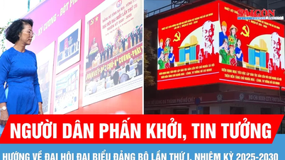 Oamenii sunt entuziasmați și încrezători în ajunul Congresului Partidului din Ho Chi Minh City pentru mandatul 2025-2030