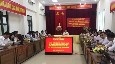 Phó Chủ tịch UBND tỉnh Nguyễn Thành Sinh làm việc với Sở Khoa học và Công nghệ tỉnh Lào Cai