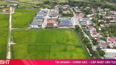 ส่งเสริมการสร้างพื้นที่ตั้งถิ่นฐานใหม่ให้กับโครงการรถไฟความเร็วสูงผ่านจังหวัดห่าติ๋ญ