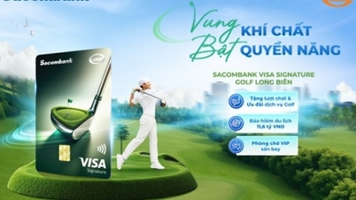 Sacombank lanza la tarjeta de crédito internacional Visa Signature Golf Long Bien
