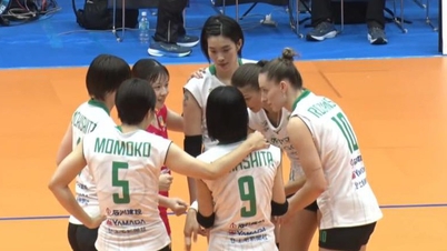 Thanh Thuy und ihre Teamkolleginnen feierten am Eröffnungstag des japanischen Turniers einen spektakulären Comeback-Sieg.