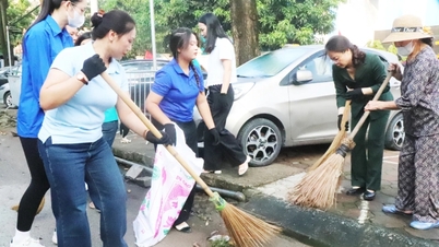 Phường Tây Tựu ra quân "Ngày Chủ nhật xanh”