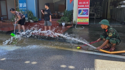 Очистите места стока воды.