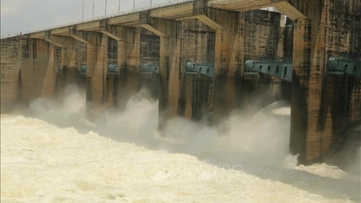 トリアン水力発電所が洪水流量を増加