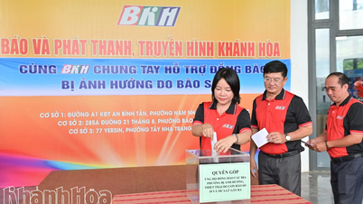 Báo và Phát thanh, Truyền hình Khánh Hòa phát động ủng hộ đồng bào bị thiệt hại do thiên tai