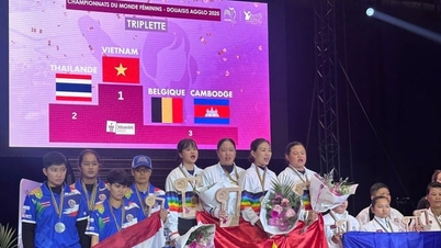Mengalahkan Thailand, petanque Vietnam memenangkan kejuaraan dunia trio wanita untuk kedua kalinya berturut-turut.