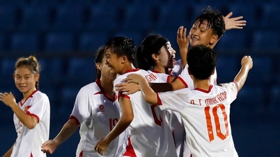 Vietnam U17 women's team won "5 stars" against Guam in the Asian qualifiers