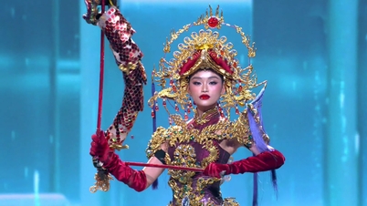 Miss Grand International 2025 contestant Yen Nhi performs 7 shocking somersaults in dragon dance