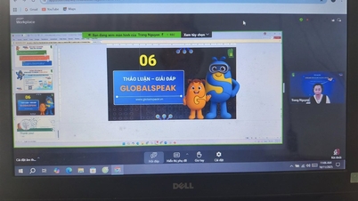Ca Mau: Unit sekolah berpartisipasi dalam pelatihan penggunaan aplikasi pembelajaran Bahasa Inggris GlobalSpeak