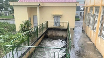 アンフォン地区の洪水を防ぐためにホアンラウポンプ場を稼働させる