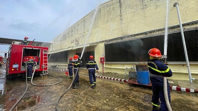 Thực tập chữa cháy tại Công ty TNHH Dệt may Hòa Thành