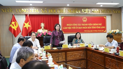 Guvernören för State Bank arbetar med Vinh Long Provincial People's Committee