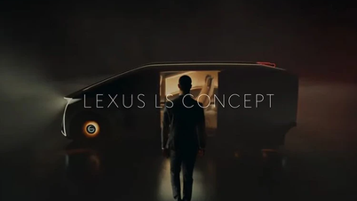 Minivan 6 roda yang aneh akan menggantikan Lexus LS di masa depan