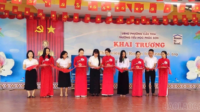 Opening of “Room to Read-supported Library – Family Reading Day” at Phuc Son Primary School