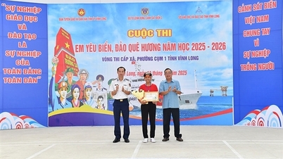 More than 10 thousand students in Vinh Long participate in the contest "I love my homeland's sea and islands"