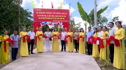 Xã Hiệp Hưng khánh thành 2 cầu giao thông nông thôn